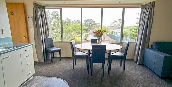 Double Studio Units dining area