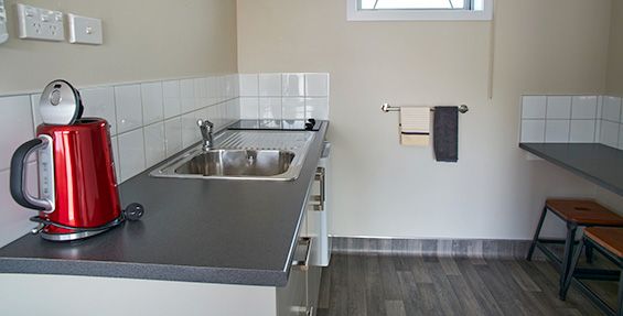 Twin Studio Units kitchenette